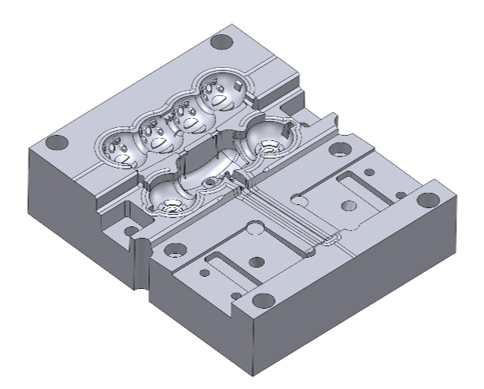 Digitalni CAD prikaz kalupa za brizganje